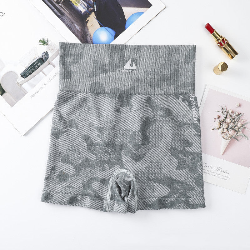 Printed Yoga Shorts