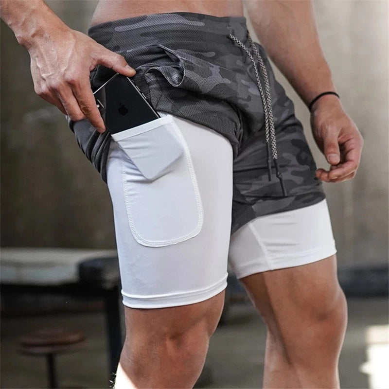 2 In 1 Double-Deck Quick Dry Shorts